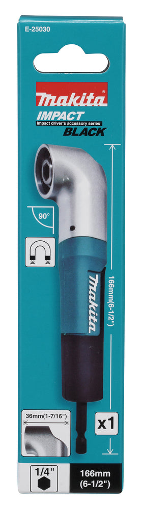Winkelschraubvorsatz 1/4" - 90° Winkel Impact Black