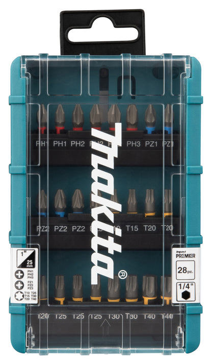 E-25068 Steckschlüssel-Bit-Set Torsion 28-tlg. Impact Premier