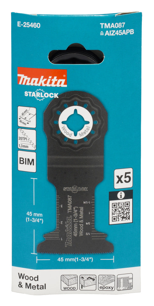 Tauchsägeblatt 45mm TMA087 5Stk.