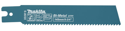 Reciprosägeblatt 145/8Z BiM Stahl/Gusseisen/Edelstahl 5Stk.