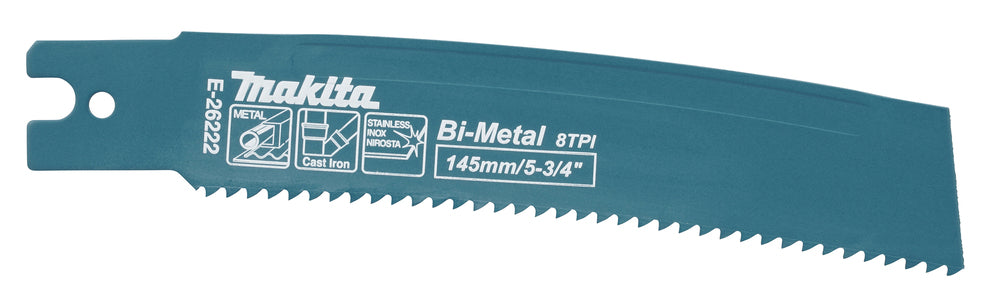 Reciprosägeblatt 145/8Z BiM Stahl/Gusseisen/Edelstahl 5Stk.