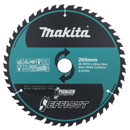 Kreissägeblatt 260x30x45Z Efficut