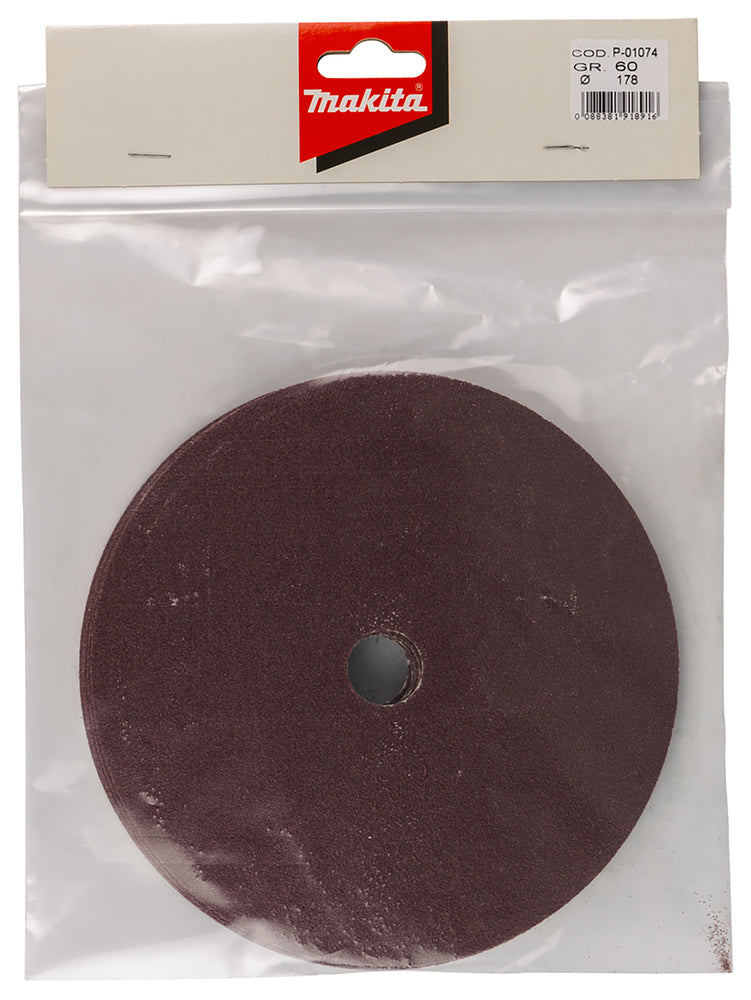 P-01074 Fiberscheibe 180x22mm K60