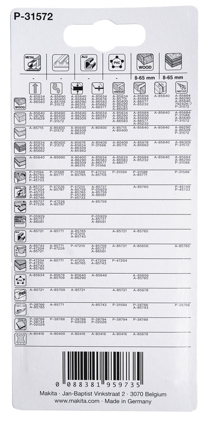 P-31572 Stichsägeblatt Kurvenblatt HGS24DV Holz