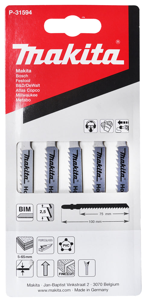 P-31594 Stichsägeblatt HC12 bi Holz/Kunststoff