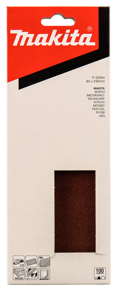P-32954 Schleifpapier P100 93x230mm