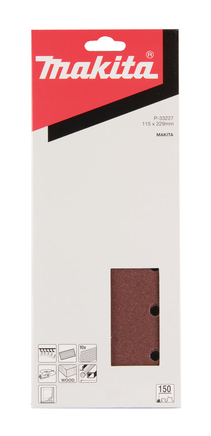 P-33227 Schleifpapier P150 115x229mm Klett