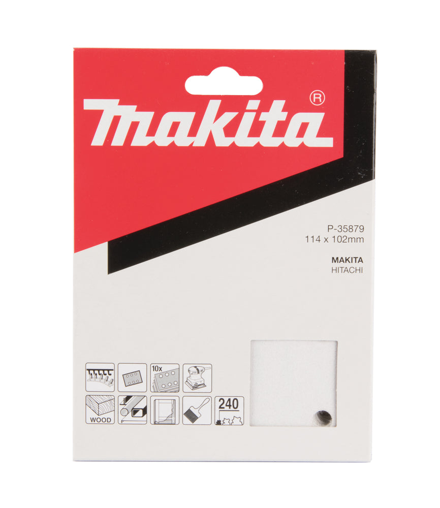 Schleifpapier P240 102x114mm Klett   P-35879