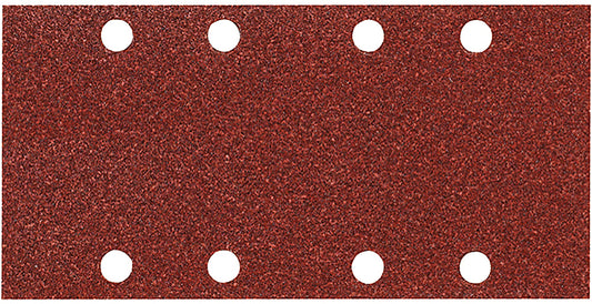 Schleifpapier P80 93x230mm gelocht   P-36077