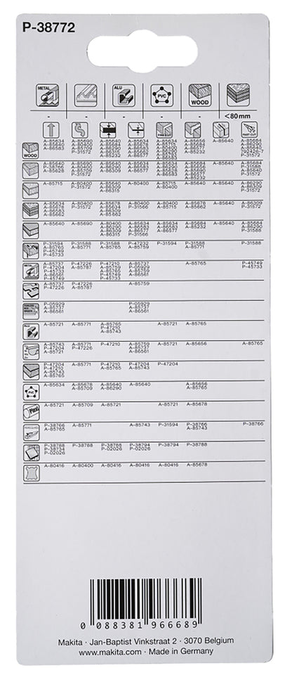P-38772 Stichsägeblatt HM100