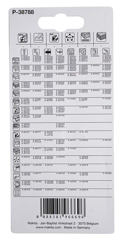 P-38788 Stichsägeblatt D1 Granulat bestreut