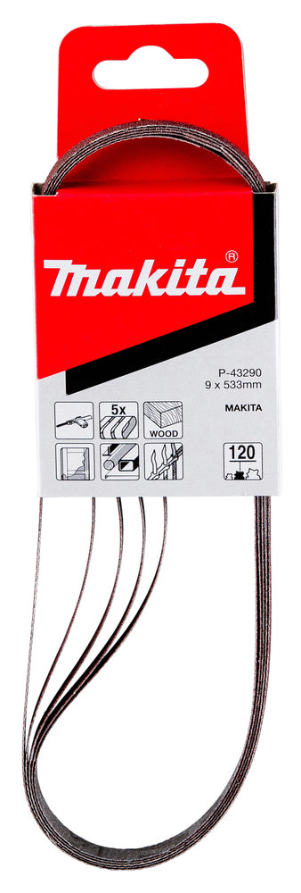 Schleifband 9x533 mm K120