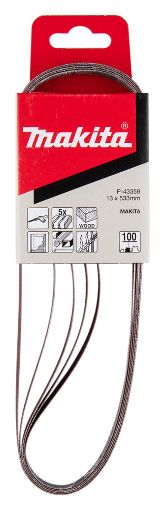 Schleifband 13x533 mm K100
