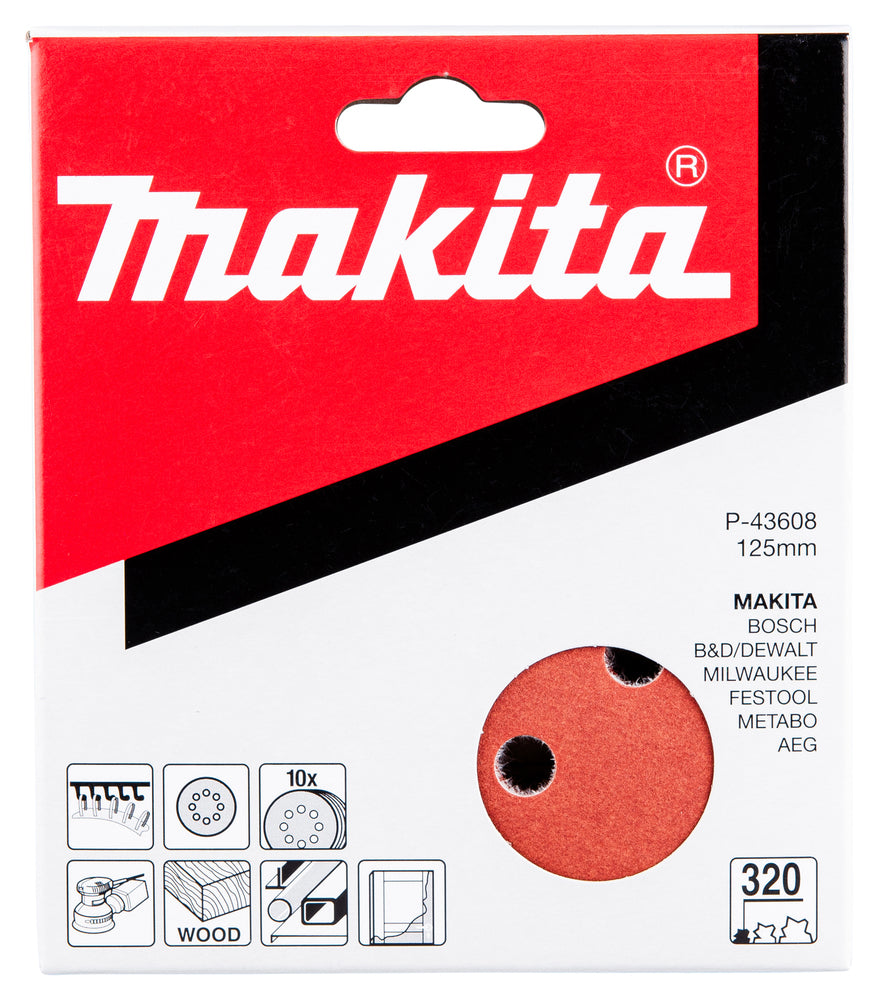 P-43608 Schleifscheibe P320 125mm Klett