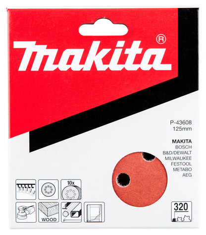 P-43608 Schleifscheibe P320 125mm Klett