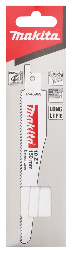 P-46969 Reciprosägeblatt 150/10Z BiM Holz/Metall/Edelstahl