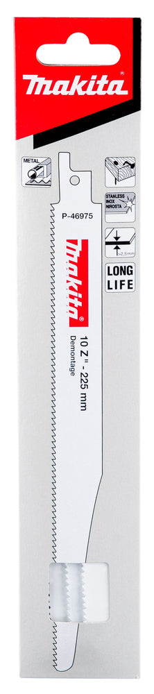 P-46975 Reciprosägeblatt 225/10Z BiM Holz/Metall/Edelstahl