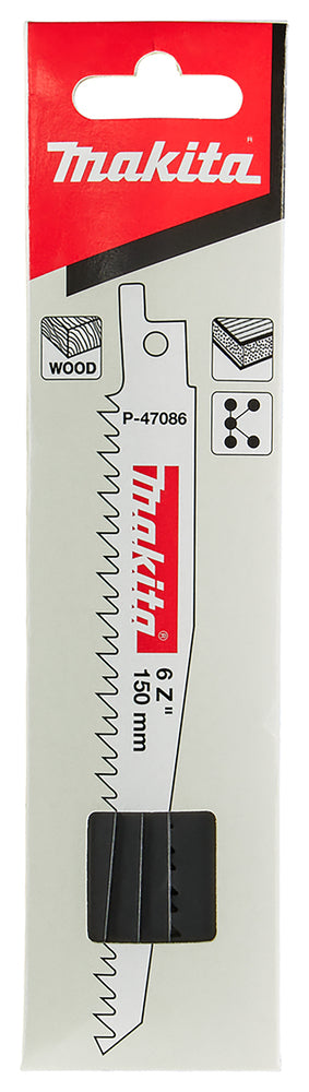 P-47086 Reciprosägeblatt 150/6Z Holz/Kunststoff/Gipskarton