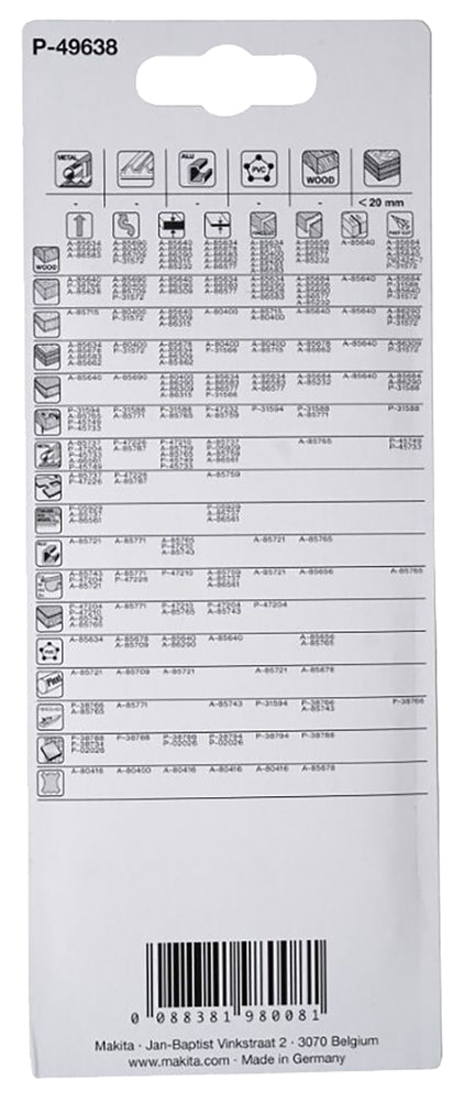 P-49638 Stichsägeblatt MGL1014 bi