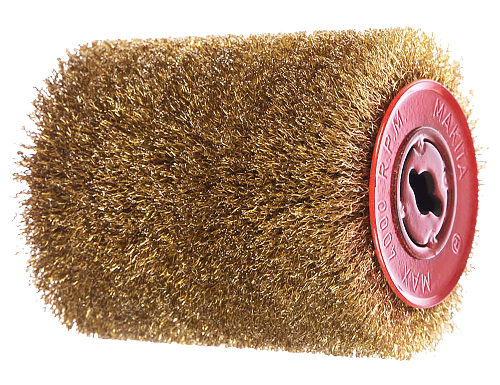 P-65648 Stahldrahtbürste Vermessingt