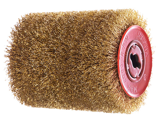 P-65648 Stahldrahtbürste Vermessingt