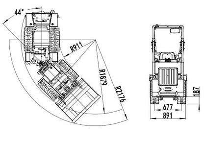 Toyo Hoflader Mini 522 Bügel